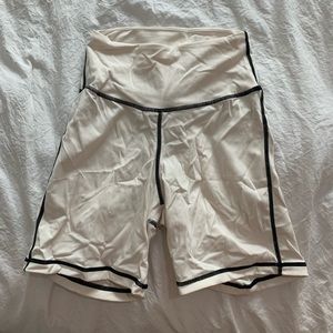 We wore what biker shorts